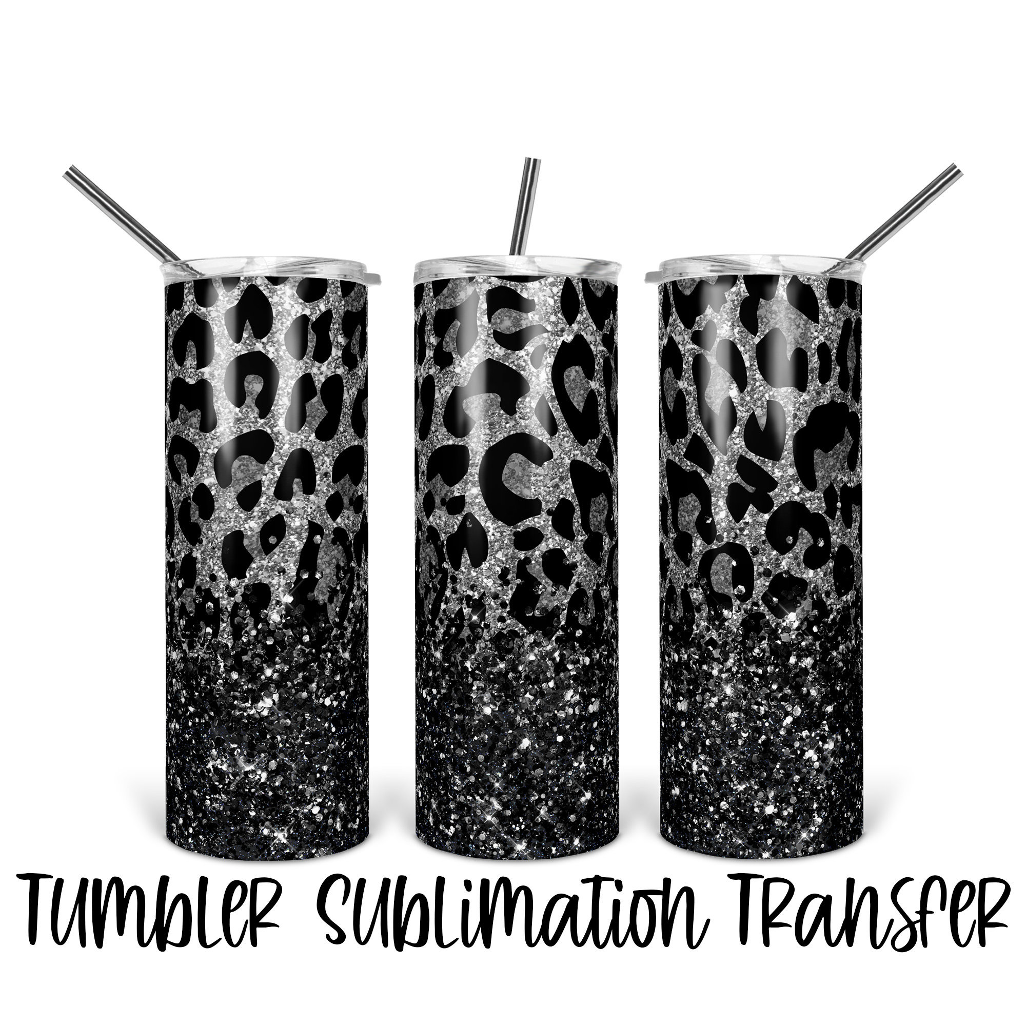 Mom Life – Tumbler Sublimation Transfer – Ready To Press – Heat Transfer –  20 OZ – 30 OZ – Skinny Tumbler – Messy Bun – Leopard – Mom